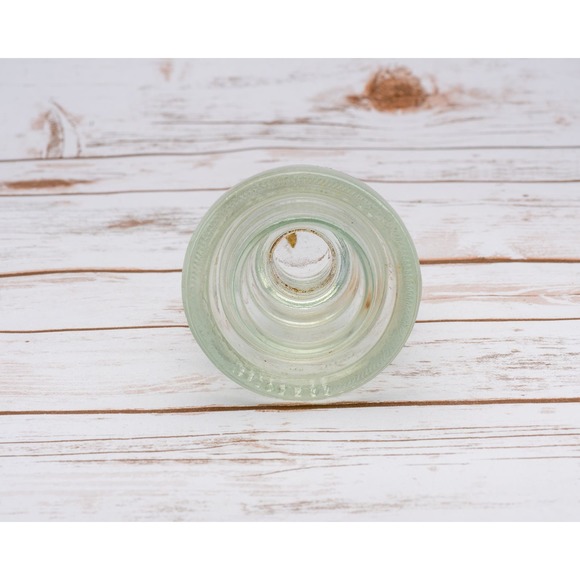 4 Vintage Glass Hemingray Railroad Telephone Insulators - Picture 10 of 14